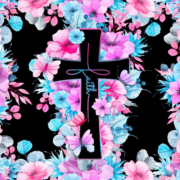 NIB Easter/Faith Sublimated 20 oz Insulated Tumbler - Picture 3 of 8